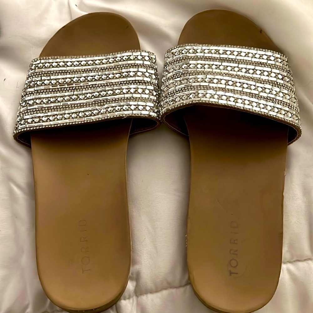 Hardly worn bling sandles